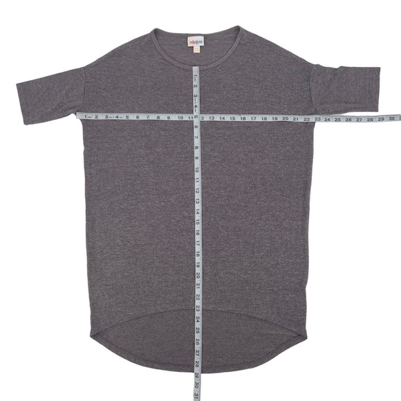 NWT LuLaRoe Purple Irma Short Sleeve High Low Shirt Size XXS Women's - Picture 4 of 6